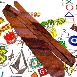 🟢vintage wool state street tie, length 55in